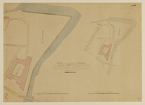 216151 Plattegronden van het bolwerk Wolvenburg met Stadsbuitengracht te Utrecht; met weergave van de aangrenzende ...